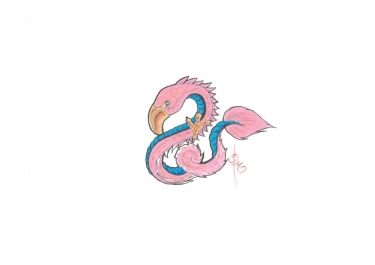 Dragon Flamingo - Twilight Zone - Bono Mourits